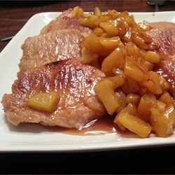 Caramel Apple Pork Chops Recipe