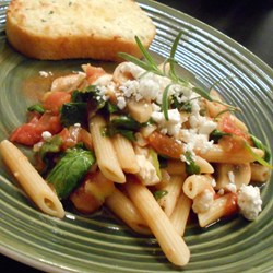 Suki's Spinach and Feta Pasta Recipe
