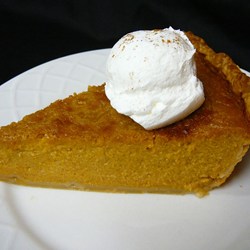 Mrs. Sigg's Fresh Pumpkin Pie Recipe
