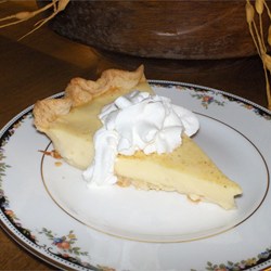 Grandma's Egg Custard Pie Recipe