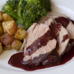 Burgundy Pork Tenderloin Recipe