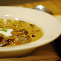 Hungarian Mushroom Soup Recipe