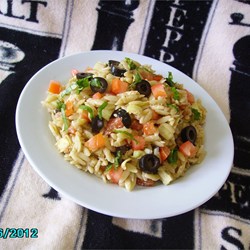 Orzo Tomato Artichoke  Salad Recipe
