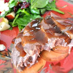 Slow Cooker Apple-Scented Venison Roast Recipe