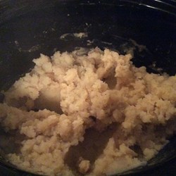 Slow Cooker Garlic Mashed Potatoes Recipe