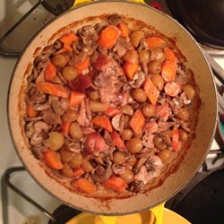 Braised Rabbit with Mushroom Sauce Recipe