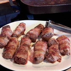 Bacon-Wrapped Grilled Elk Backstrap Recipe