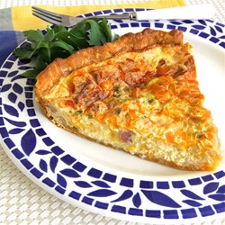 Creamy Ham and Cheese Quiche Recipe