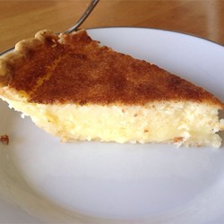 Buttermilk Pie with Molasses Recipe