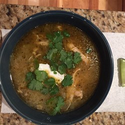 Rotisserie Chicken Chili With Hominy and Chiles Recipe