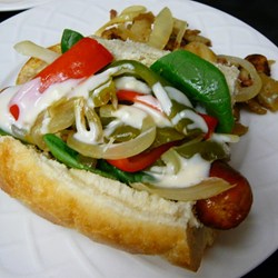 Buffalo Chicken Sausage and Pepper Sandwich Recipe