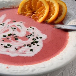 Chilled Orange Borscht Recipe
