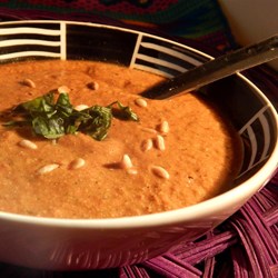 Red Pesto Gazpacho Recipe