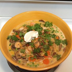 Coconut Milk Shrimp Soup Recipe