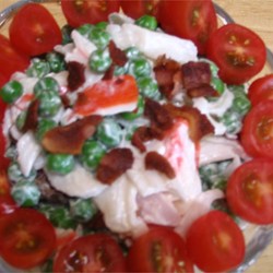 Pea and Crab Salad Recipe