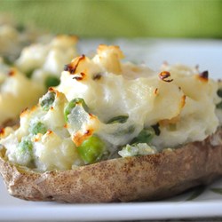 Garden Stuffed Baked Potatoes Recipe