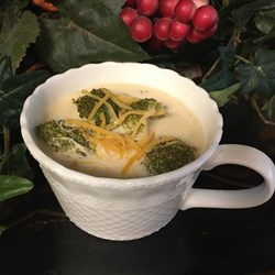 Low-Carb Cream of Broccoli Soup Recipe