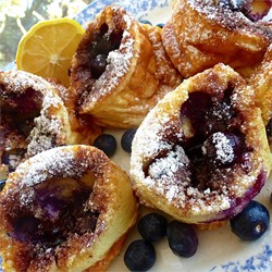Blueberry Popovers Recipe
