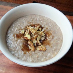 Banana Foster Steel-Cut Oats Recipe