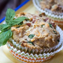 Spam®, Cheese, and Spinach Muffins Recipe