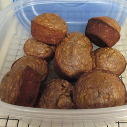 Chocolate Raisin Oatmeal Muffins Recipe