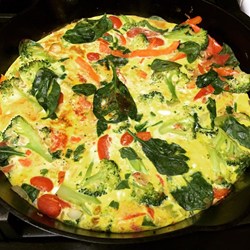 Frittata with Leftover Greens Recipe