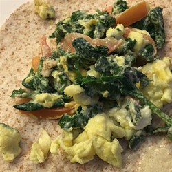 Spinach Feta Egg Wrap Recipe