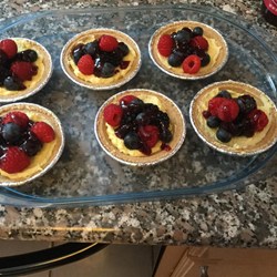 Double Berry Custard Pie Recipe