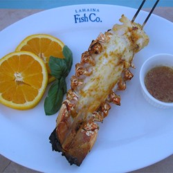 Orange-Scented Grilled Lobster Tails Recipe