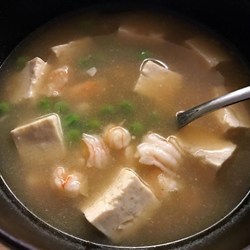 Chinese Shrimp and Tofu Soup Recipe