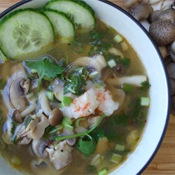 Super Hot and Sour Shrimp Soup Recipe