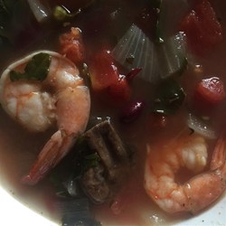 Spicy Kale and Shrimp Soup Recipe
