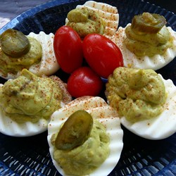 Avocado Deviled Eggs Recipe