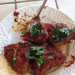 Spicy Barbequed Chops Recipe