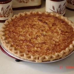 Coconut Custard Pie I Recipe