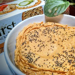 Sweet Potato Peanut Butter Hummus Recipe