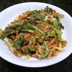 Kale, Carrot, and Sunflower Seed Salad Recipe