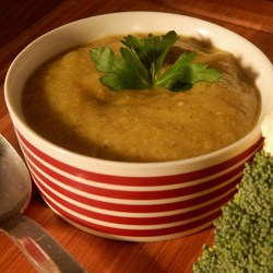Vegetarian Broccoli and Cauliflower Soup Recipe