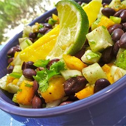 Cucumber, Mango, and Black Bean Salad Recipe