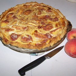 Peach Custard Pie III Recipe