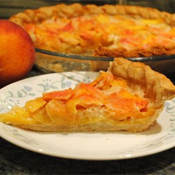 Peach Custard Pie I Recipe