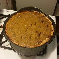 Vanilla Walnut Pumpkin Pie Recipe