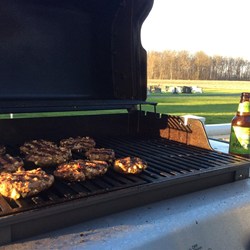 Blue Cheese Chipotle Venison Burgers Recipe