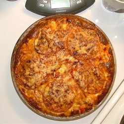 Loaded Vegetarian Quiche Recipe