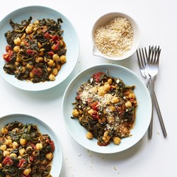 Sandy's Chickpea and Spinach Stew Recipe