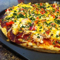 Barbeque Chicken Grilled Pizza Recipe
