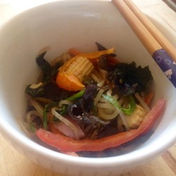 Jap Chae Korean Glass Noodles Recipe