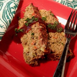 Buffalo Veggie Quinoa Meatloaf Recipe