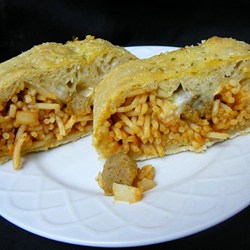 Spaghetti Bread  Recipe