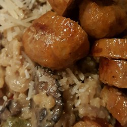 Portabello Mushroom and Pepper Risotto Recipe